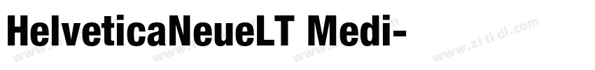 HelveticaNeueLT Medi字体转换